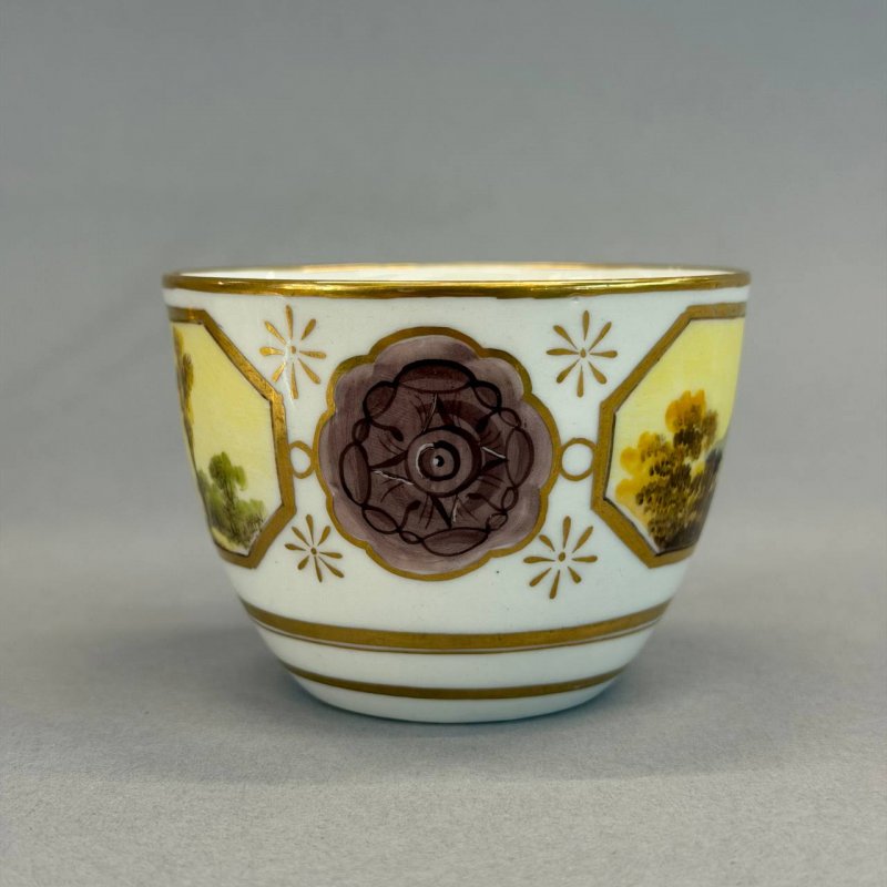 Антикварная чайная пара Spode 1820е г