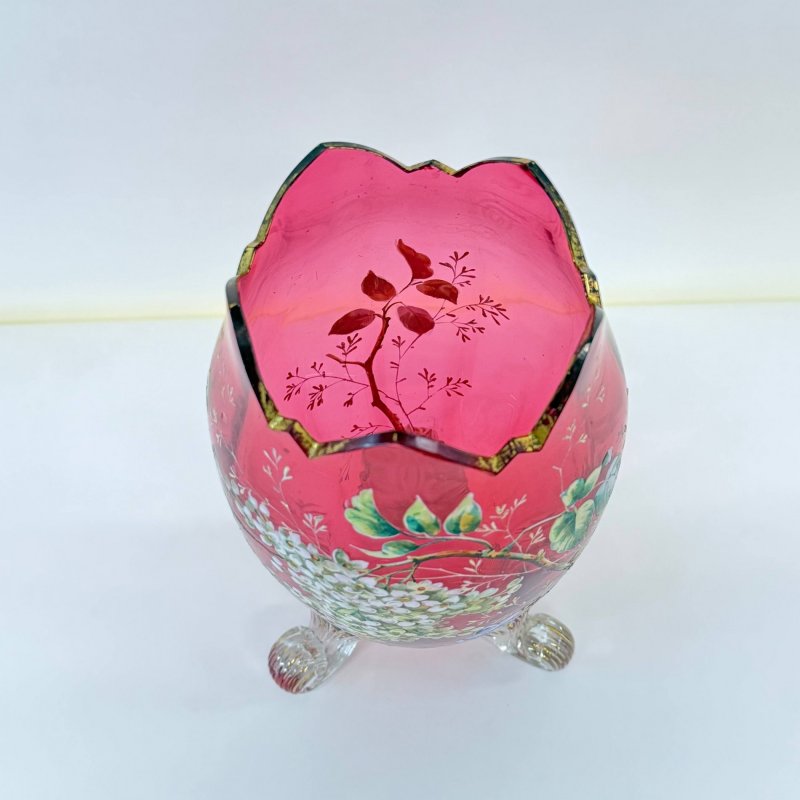 Ваза из клюквенного стекла Moser