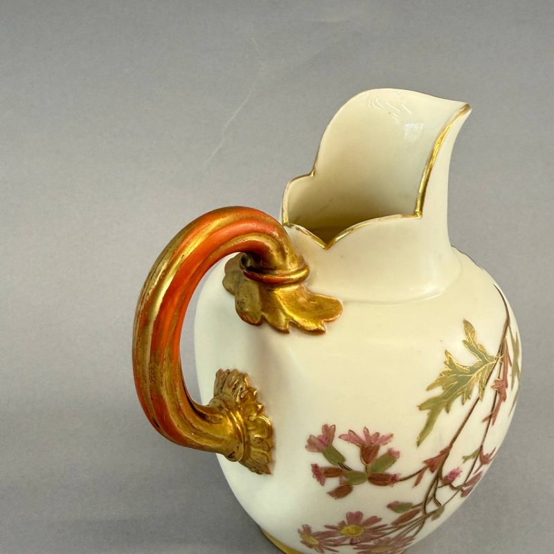 Коллекционный антикварный кувшин мануфактуры Royal Worcester
