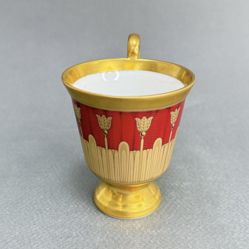 Коллекционная кофейная пара фабрики Хехст для Фаберже (д)