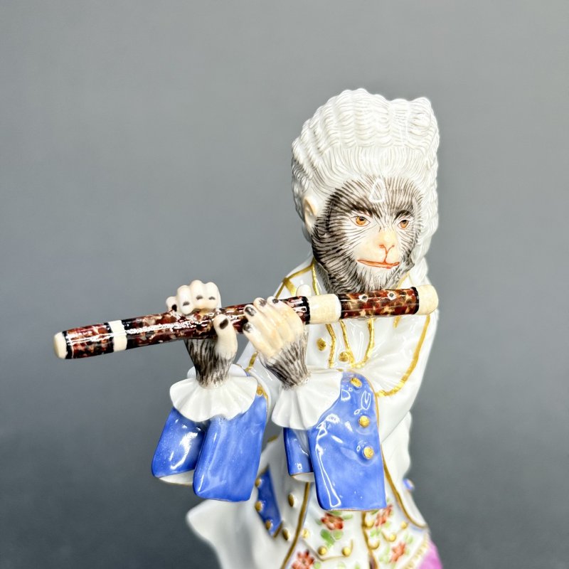  Статуэтка Обезьяна с флейтой из серии обезьяний оркестр Германия 1976 г