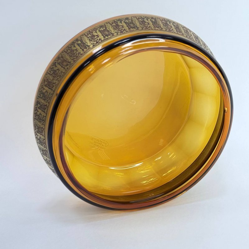 Чаша из янтарного стекла Мозер Карсбаде