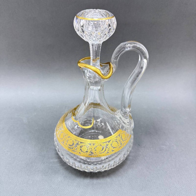 Кувшин с крышкой, хрусталь Saint Louis коллекция Thistle-Чертополох