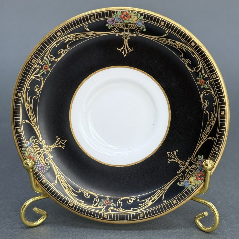 Чашка с блюдцем для кофе в стиле Артдеко Роял Вустер - Marshall Field &Co Англия-США 1920 гг.