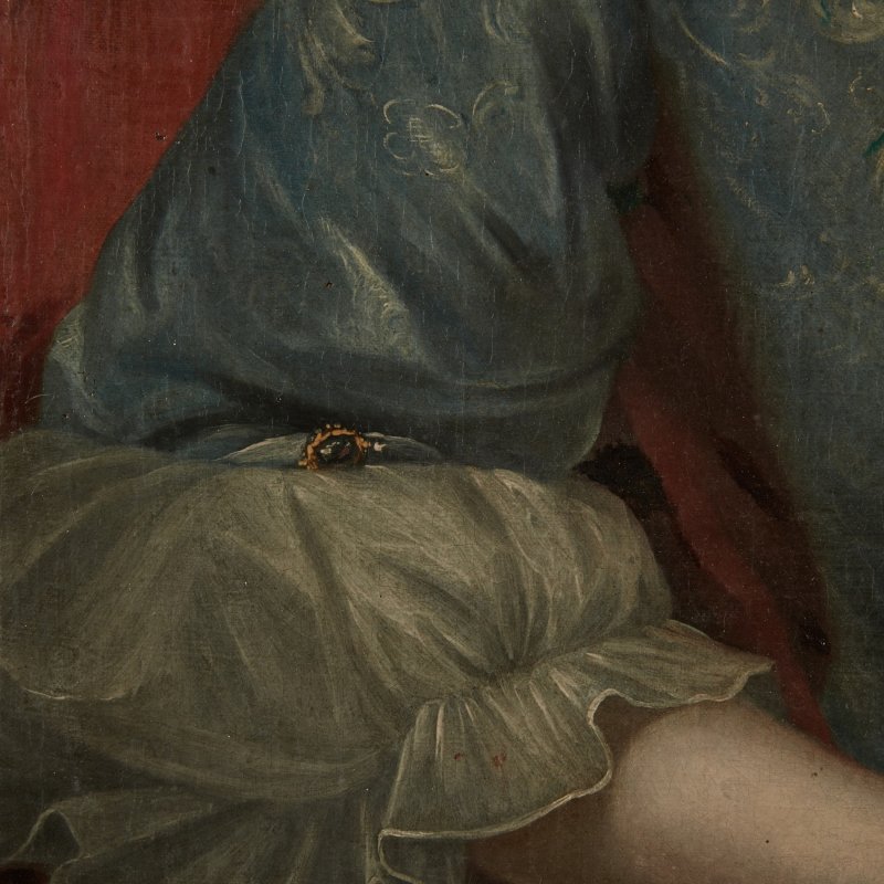 Картина круга Якопо Амигони Портрет дамы в парике
