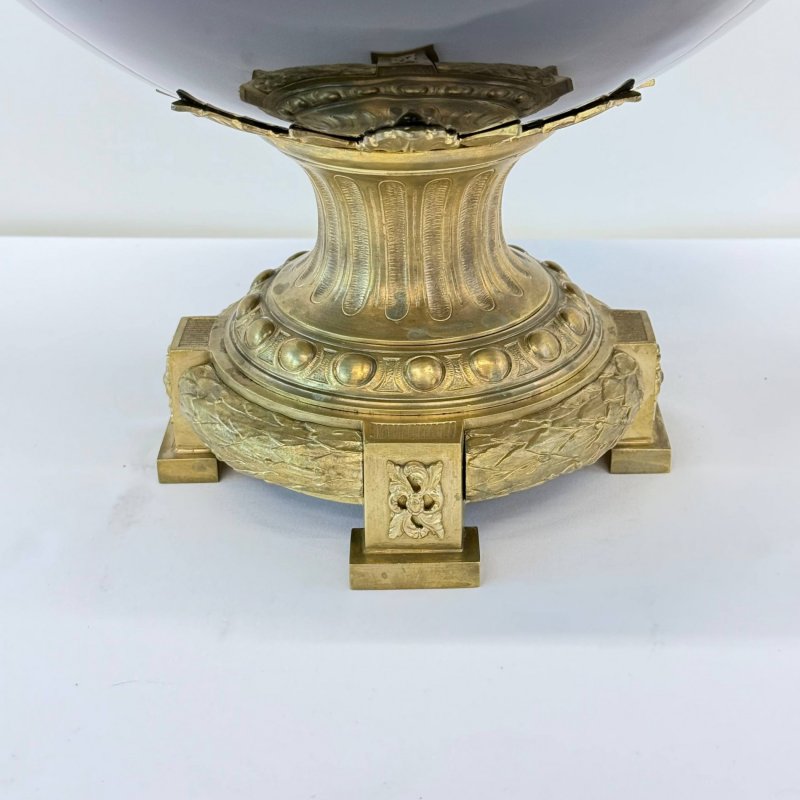 Старинная большая кобальтовая ваза