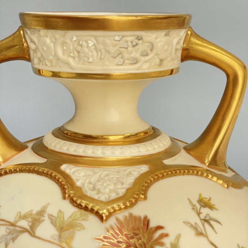  Коллекционная антикварная ваза конец 19 в