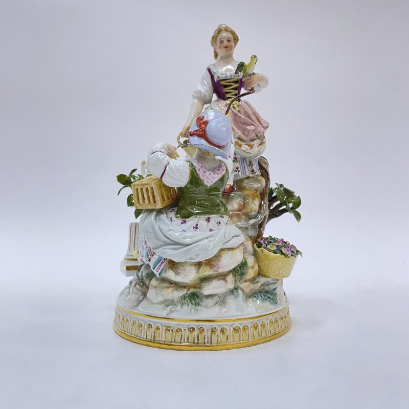  Фигура Группа садоводов Meissen 1880-1890