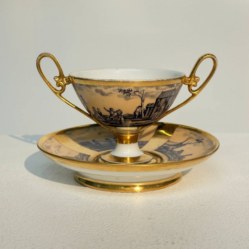 Чашка с блюдцем фабрика Nast (к)