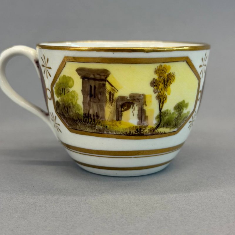 Антикварная чайная пара Spode 1820е г