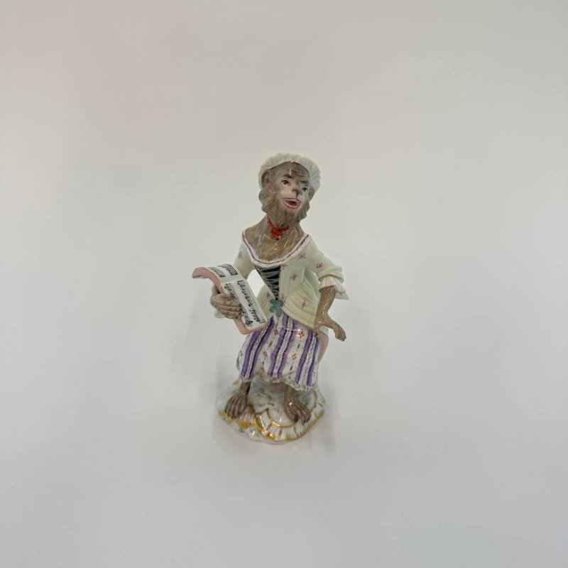 Статуэтка Meissen обезьяний оркестр Модель фон Иоганн Иоахим Кендлер