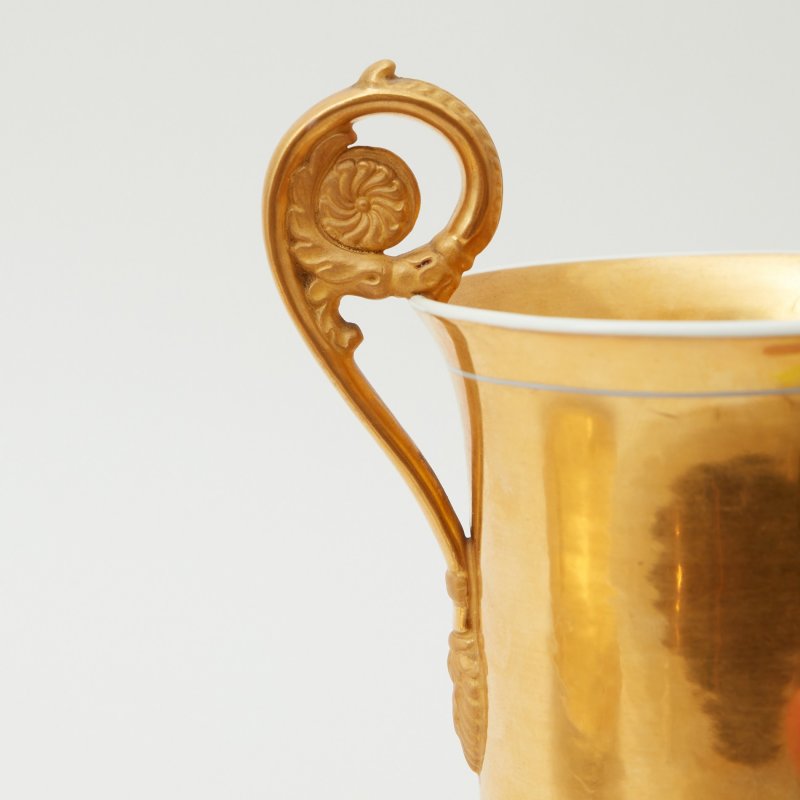 Чашка с блюдцем с изображением Эрнста Августа I