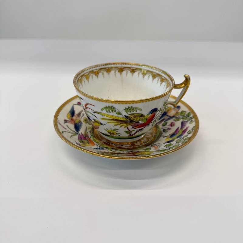 Чайная пара Coalport 1820-1829 Англия 