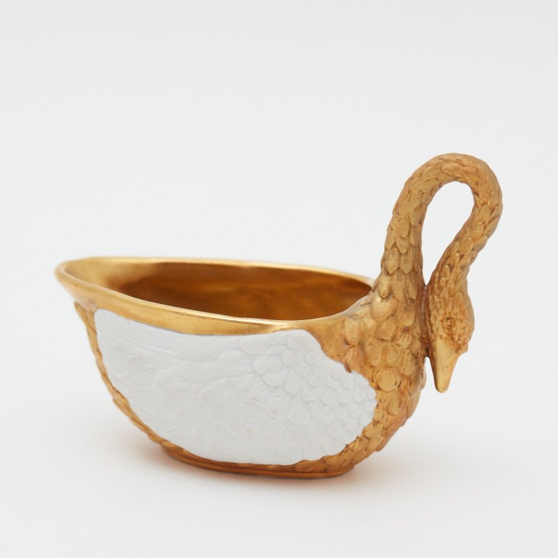 Чашка - соусник в форме лебедя Carl Thieme.