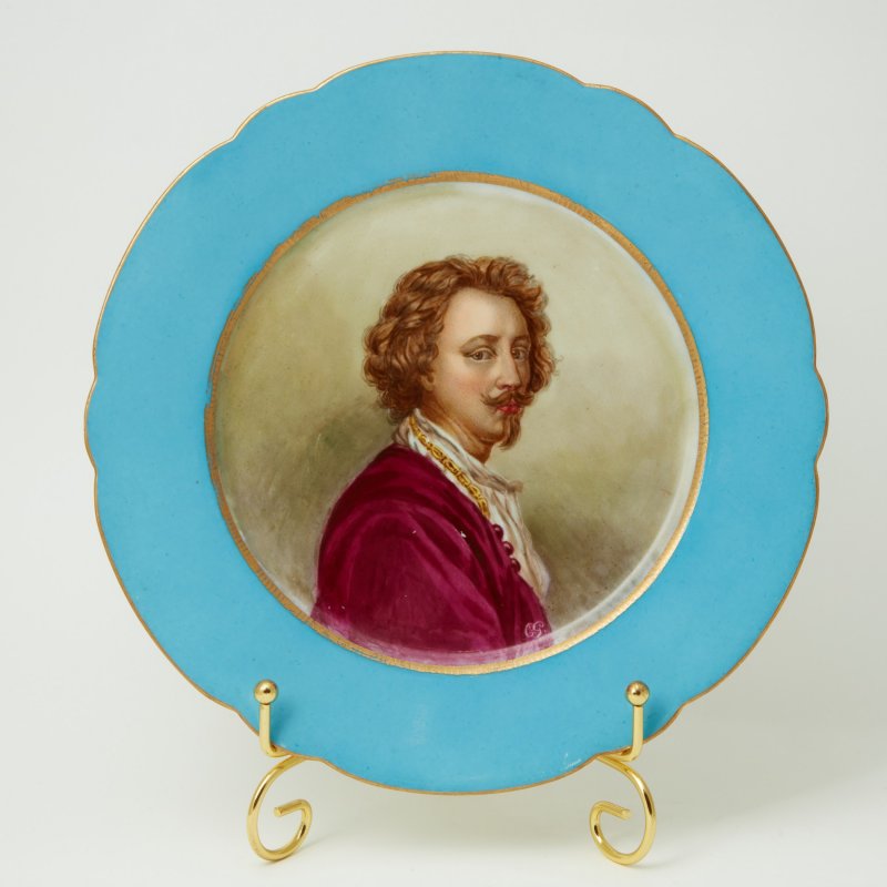 Тарелка с Портретом Antoine Van Dyck