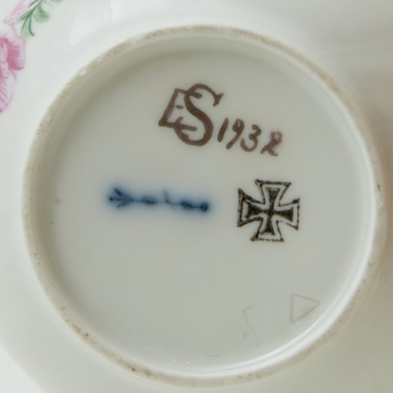 Чашка с крышкой для шоколада роспись КПМ