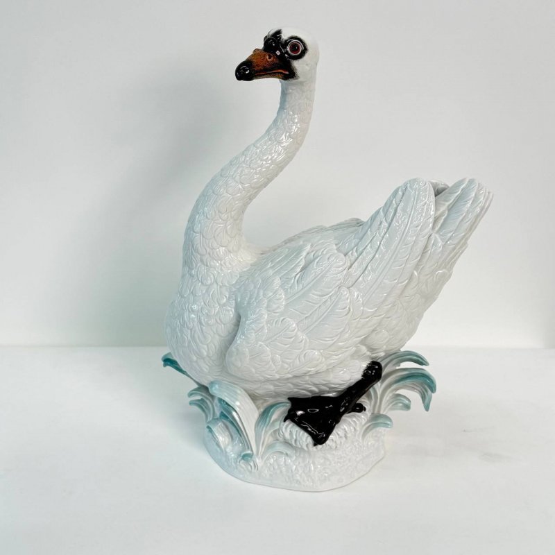 Фигурки лебедей Meissen