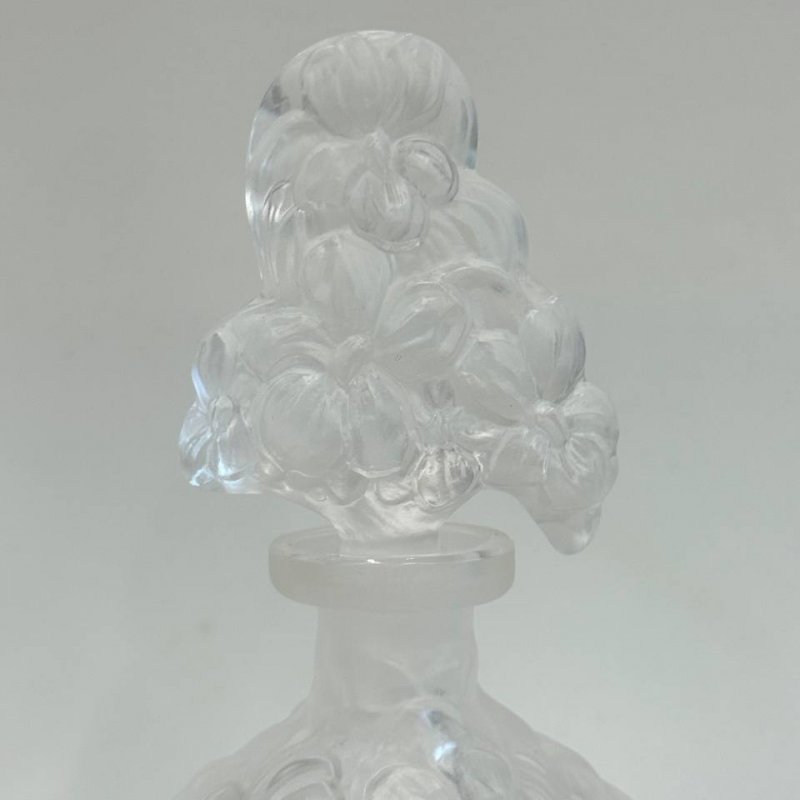 Парфюмерный флакон в стиле Артдеко стекла дизайн 1930г. Г. Хоффманн Чехия 21 в