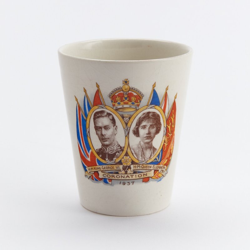 Стакан керамический Коронация Георга VI и Елизаветы