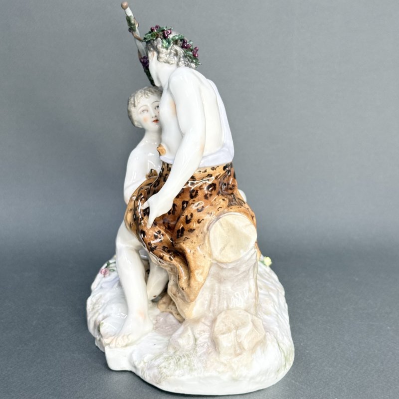 Скульптурная группа Дионис и Ариадна Франция Эдме Самсон 1900 гг