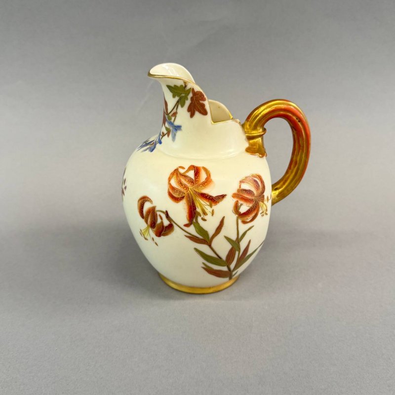 Коллекционный антикварный кувшин мануфактуры Royal Worcester
