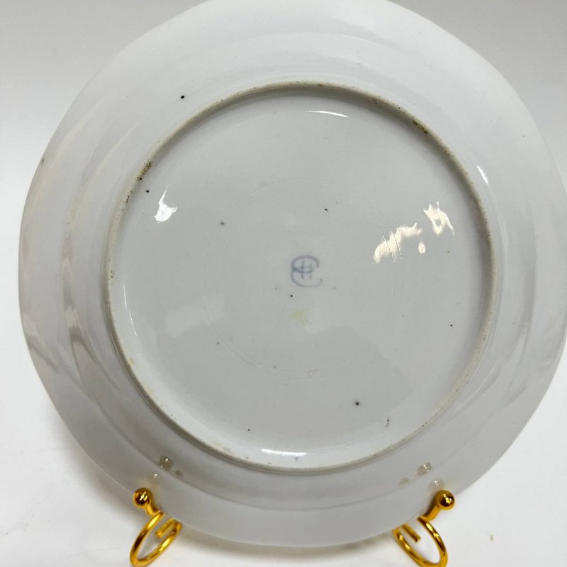 ИфЗ,1762-1796 период Екатерины-2,глубокая тарелка из вседневного сервиза.
