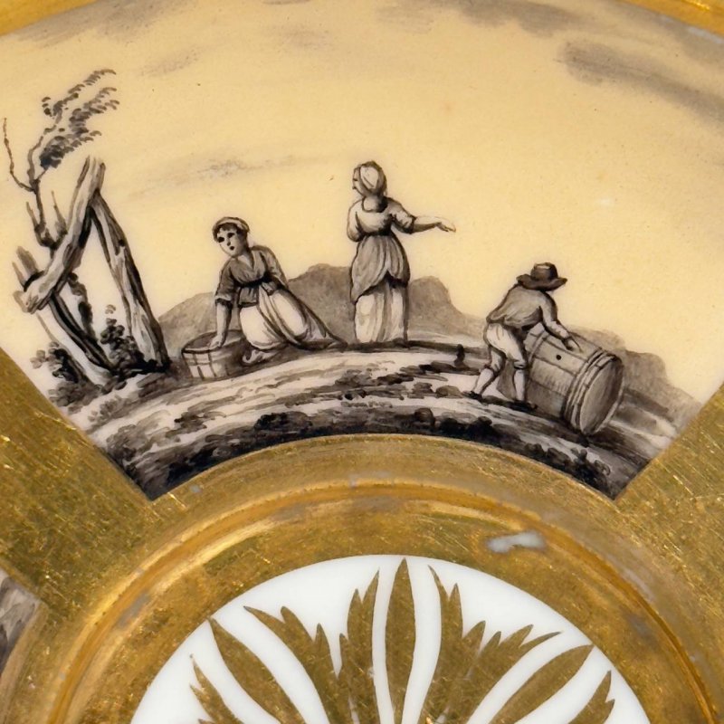 Чашка с блюдцем фабрика Nast (к)