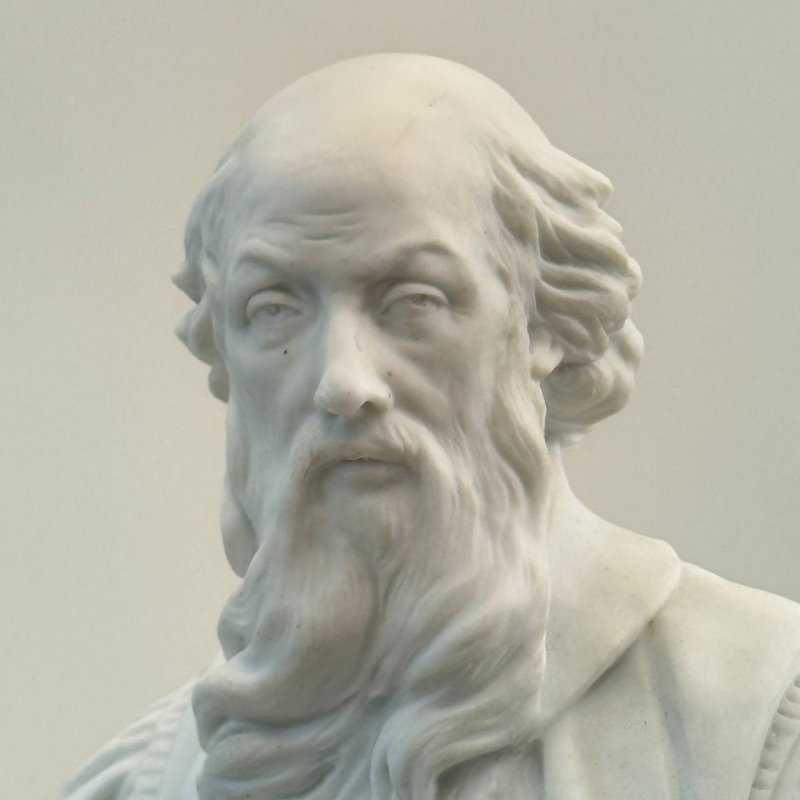 Скульптура Канцлер Мишель де Лопиталь ( Michel de l'Hôpital ) Sevres 1808 гг (к)