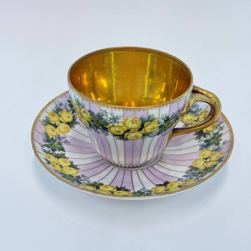 Набор чайник и чашка с блюдцем ИФЗ