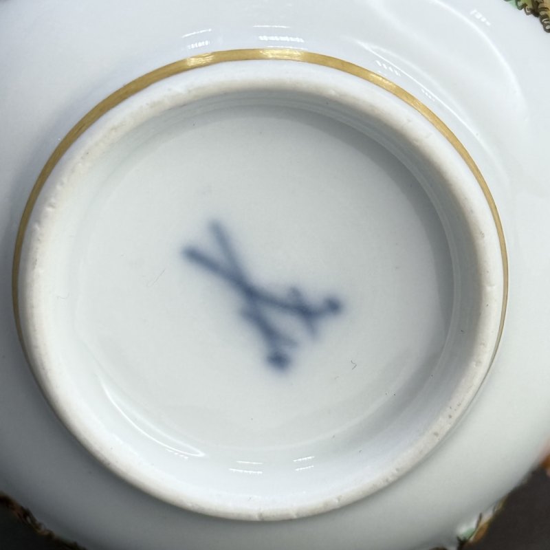 Сервиз тет-а-тет Майсен в стиле Capodimonte Германия 1865 (к)