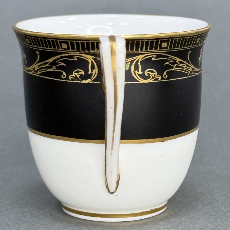 Чашка с блюдцем для кофе в стиле Артдеко Роял Вустер - Marshall Field &Co Англия-США 1920 гг.