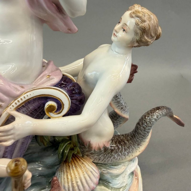 Скульптурная группа  «Вода» Meissen 