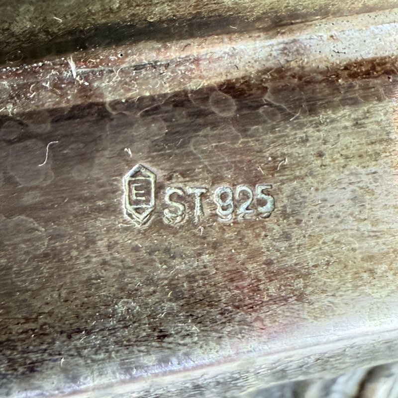 Большой серебряный канделябр Пампа для Шаббата 20в (к)