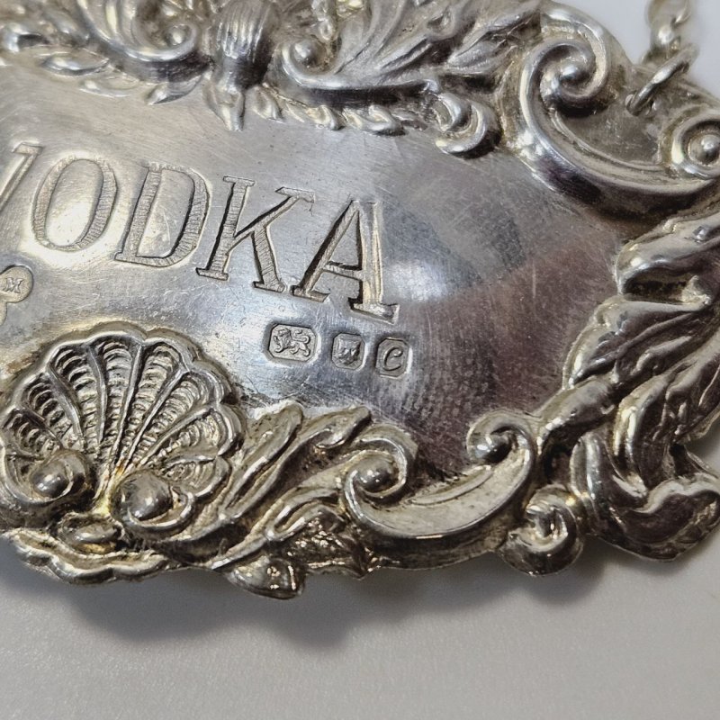 Лейбл для декантера Vodka