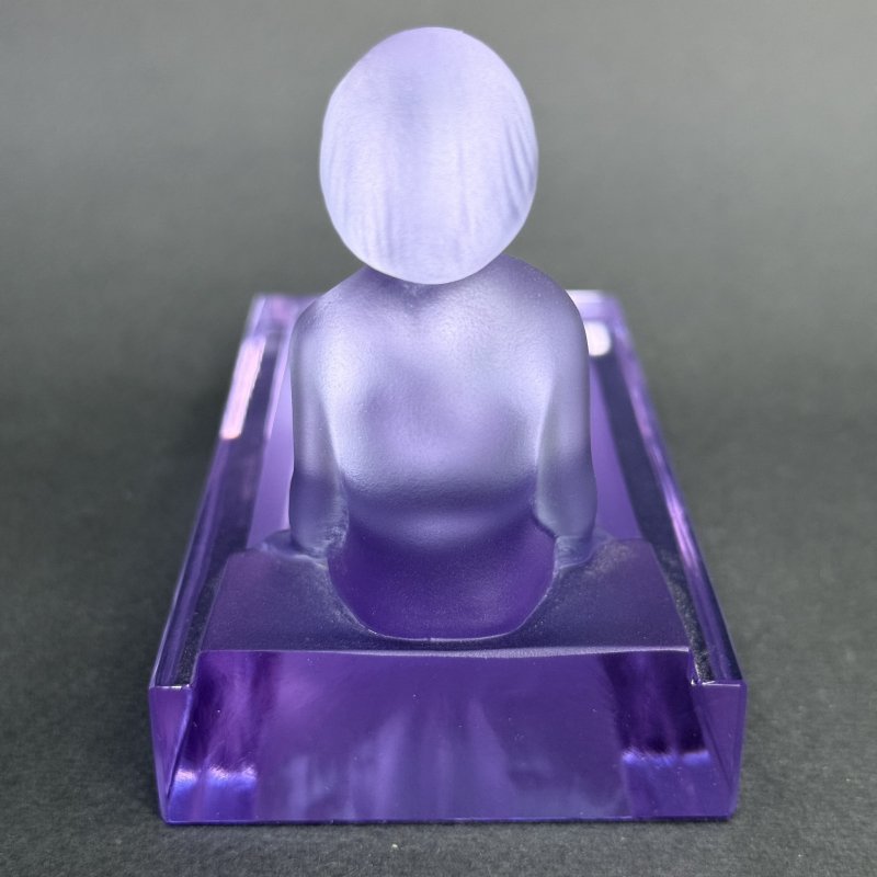 Мелочница из аметистового стекла коллекция Ингрид  дизайн 1930г. Г. Хоффманн Чехия 21 в