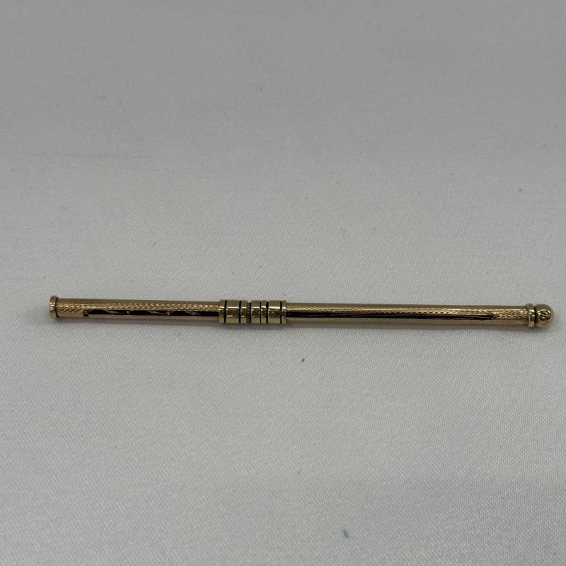 Золотой Свизл - стик, венчик для шампанского с штопором с другой стороны