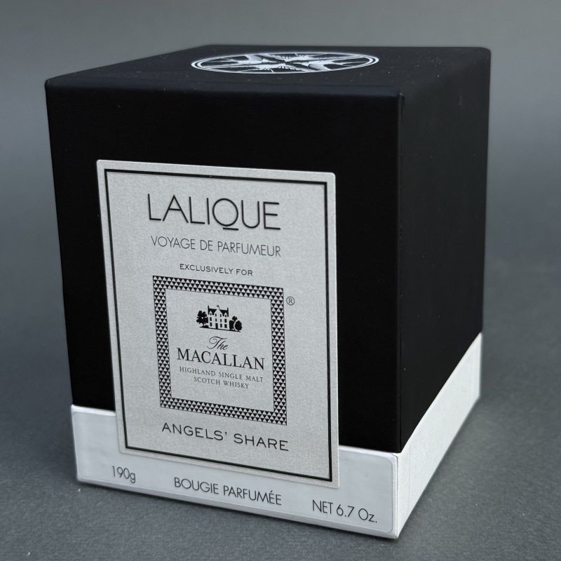 Ароматическая свеча Lalique исключительно для THE MACALLAN линейка ароматов для дома Voyage de Parfumeur 2024-2025 г