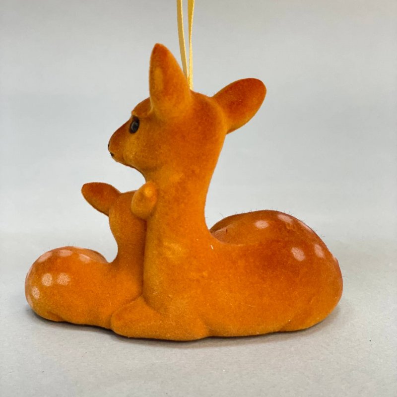 Елочная игрушка Олененок и мама