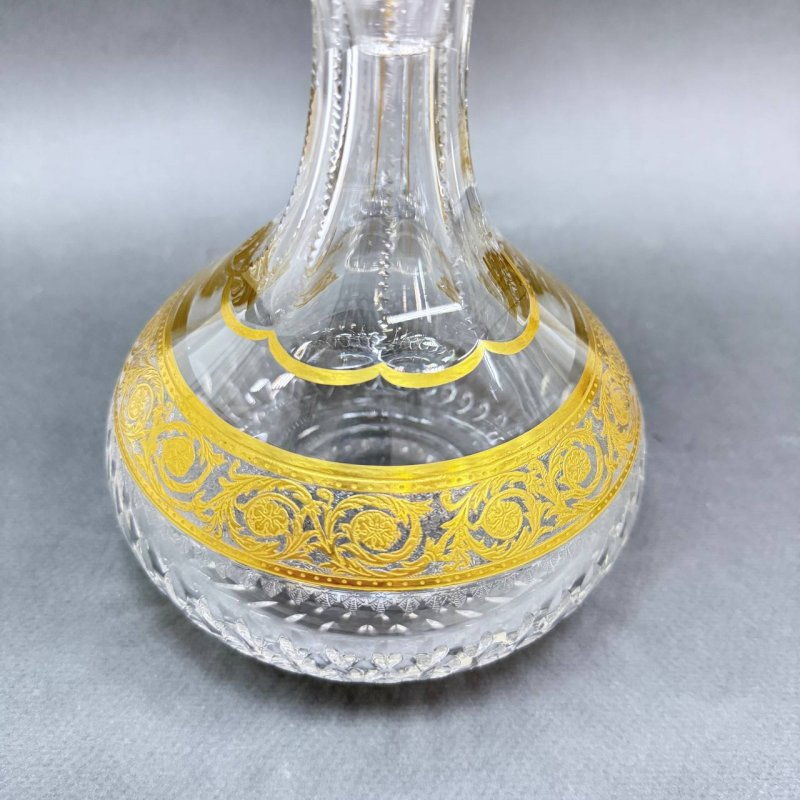 Кувшин с крышкой, хрусталь Saint Louis коллекция Thistle-Чертополох