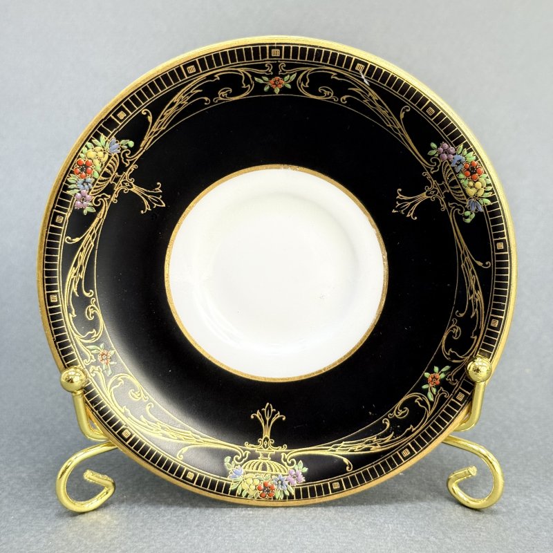 Чашка с блюдцем для кофе в стиле Артдеко Роял Вустер - Marshall Field &Co Англия-США 1920 гг. (д)