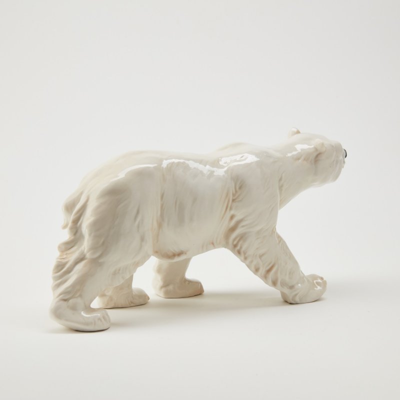 Винтажная статуэтка Белый медведь
