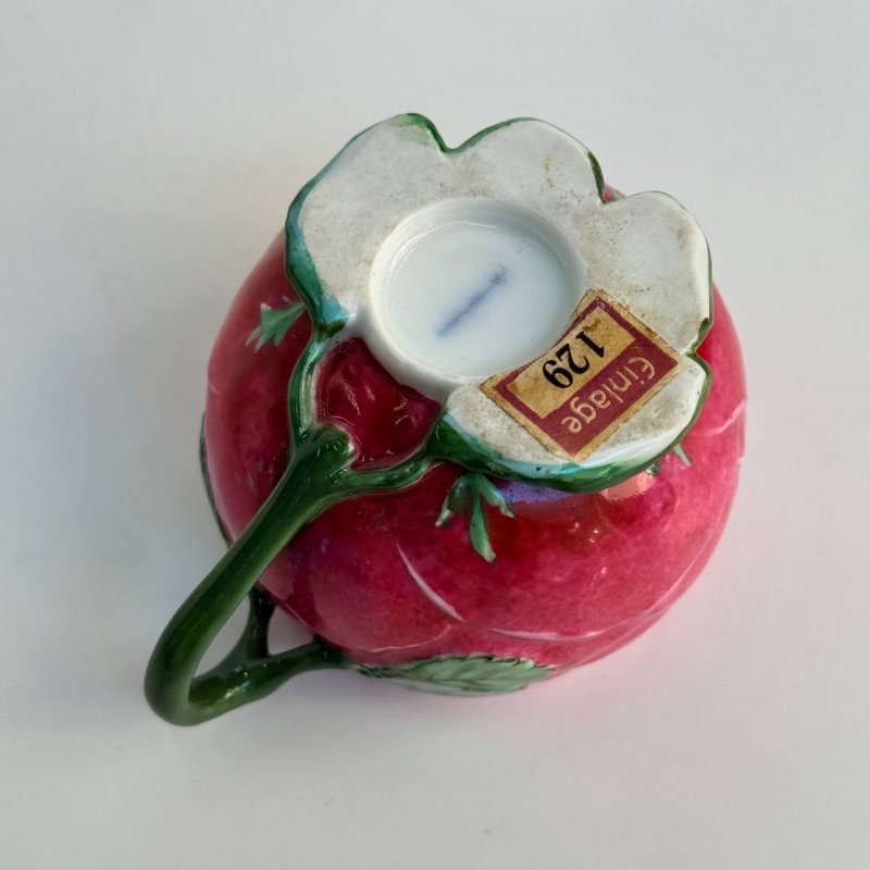 Очень редкая старинная коллекционная  чашка с блюдцем KPM 1800-10 гг