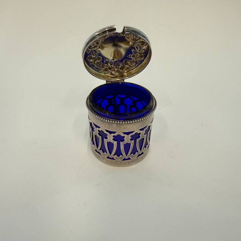 Серебряная горчичница