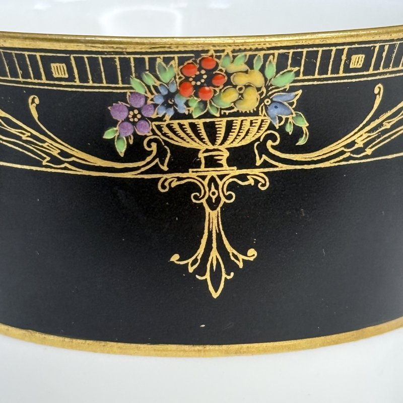 Чашка с блюдцем для кофе в стиле Артдеко Роял Вустер - Marshall Field &Co Англия-США 1920 гг. (д)