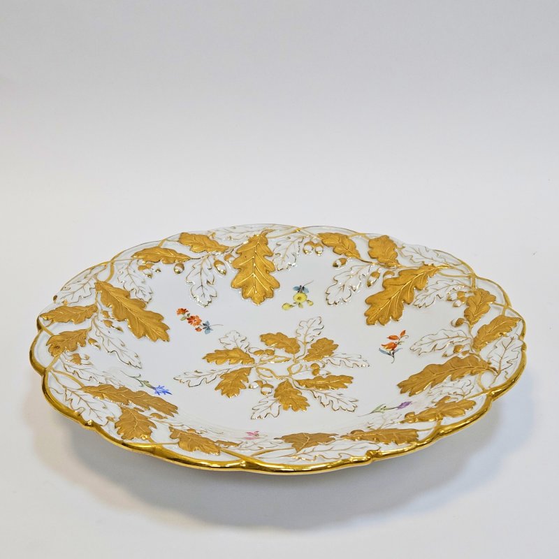 Великолепная тарелка с дубовыми листьями 1957-72гг