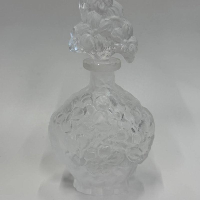 Парфюмерный флакон в стиле Артдеко стекла дизайн 1930г. Г. Хоффманн Чехия 21 в