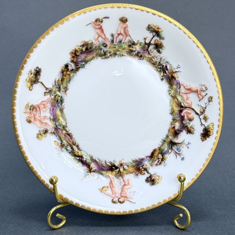 Сервиз тет-а-тет Майсен в стиле Capodimonte Германия 1865 (к)