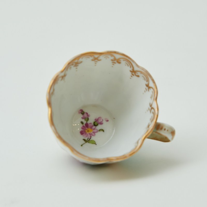 Чашка миниатюра Dresden 18 век