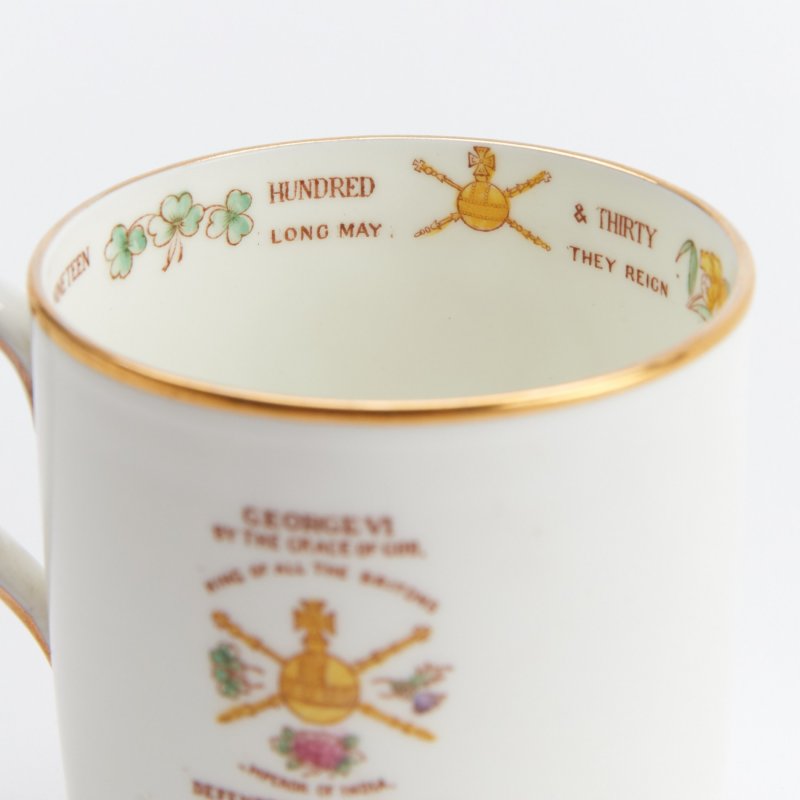 Коллекционная чашка Коронация Георга VI