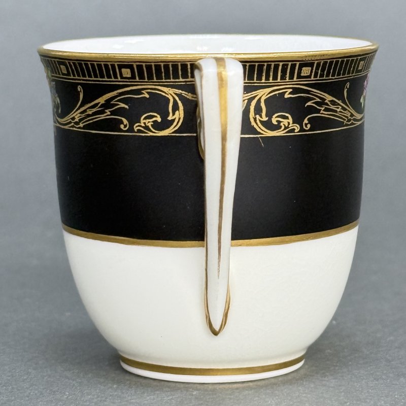 Чашка с блюдцем для кофе в стиле Артдеко Роял Вустер - Marshall Field &Co Англия-США 1920 гг. (д)